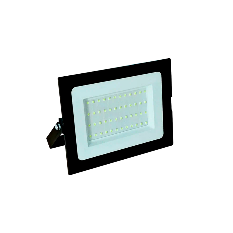 Прожектор светодиодный Прогресс Eco 100W 230V 6500К холодный черный (1/30)