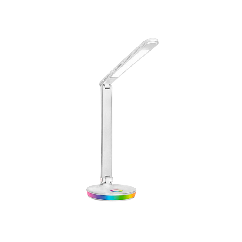 Светильник настольный Ultraflash UF-822 7W 230V на основании 3 цв. RGB белый