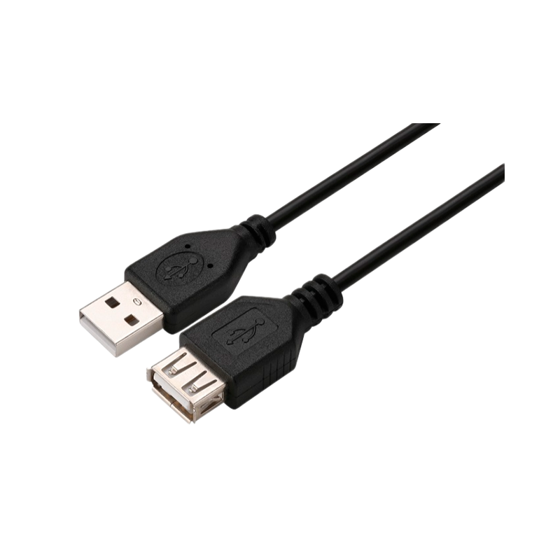 Кабель GoPower удлинитель USB2.0 (m)-USB (f) 1.5м ПВХ черный в пакете (1/200)