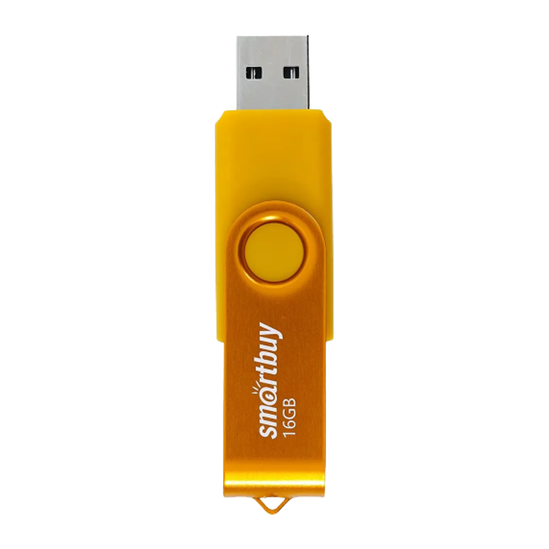 Флеш-накопитель Smartbuy Twist 16GB USB2.0 пластик желтый