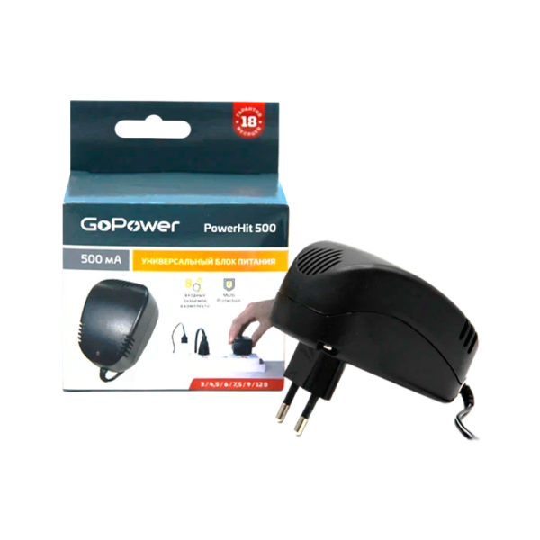 Блок питания GoPower Powerhit 500 универсальн. (1/20/40)