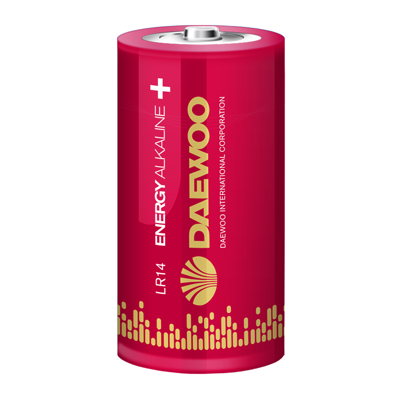 Батарейка Daewoo ENERGY LR14 C BL2 Alkaline 1.5V (2/24/192)