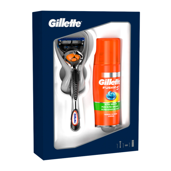 Набор Fusion Proglide Flexball (Cтанок + 1 кассета&nbsp;&nbsp;+ Гель д/бр 75мл )