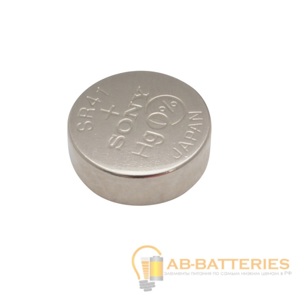 Батарейка Sony 392 (SR41W) BL1 Silver Oxide 1.55V (1/10/100/1000)