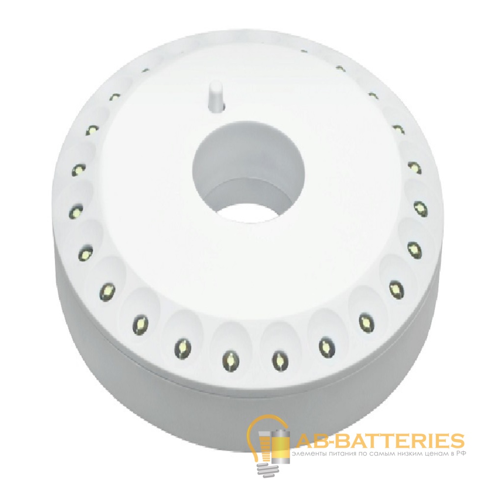 Фонарь туристический Navigator NPT-CA06 48LED от батареек IP33 диск белый (1/12/72)
