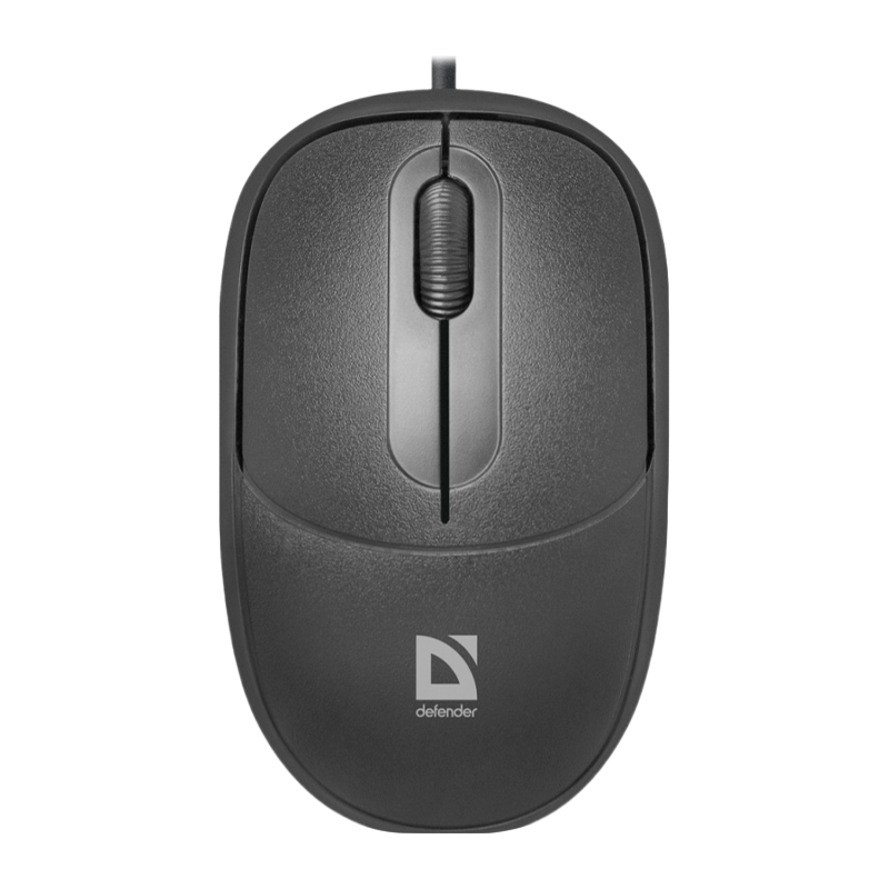 Мышь проводная Defender MS-980 Datum классическая USB черный (1/40)