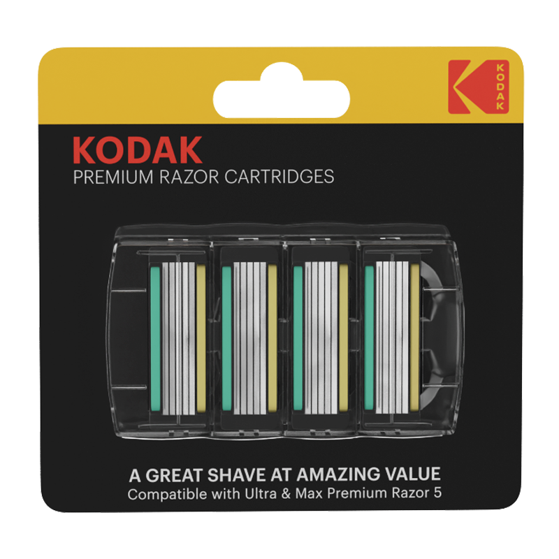 Сменные кассеты Kodak Premium 5 лезвий 4шт. (цена за 1 шт) для станка Prem Razor 5 (4/24/96)