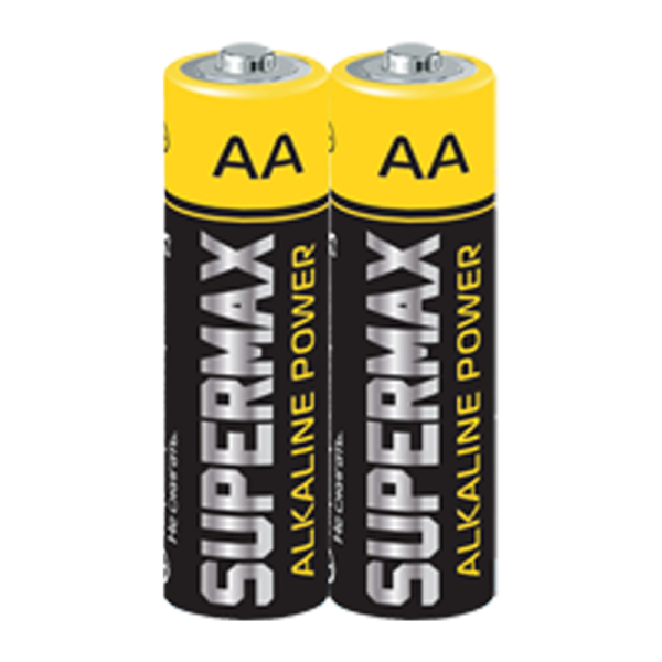Батарейка Supermax LR6 AA Shrink 2 Alkaline 1.5V (2/40/800)