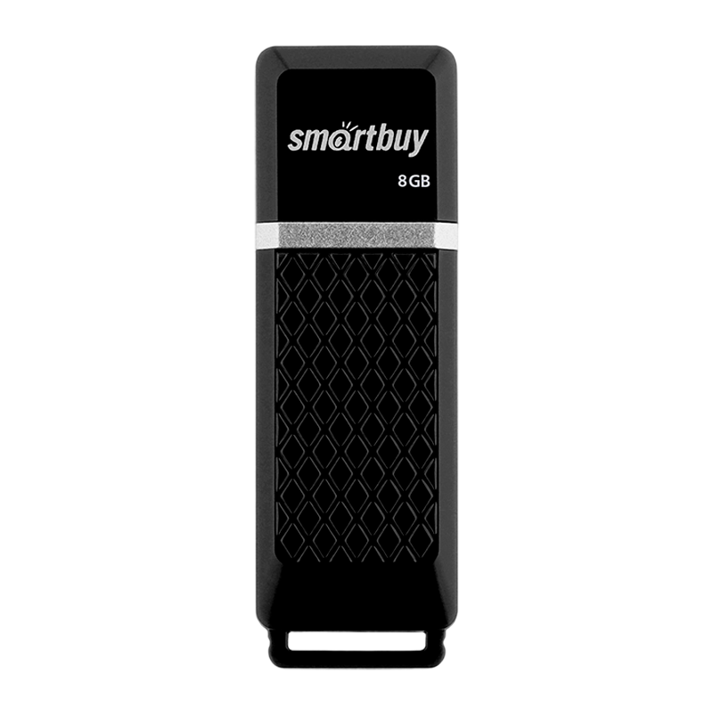 Флеш-накопитель Smartbuy Quartz 8GB USB2.0 пластик черный