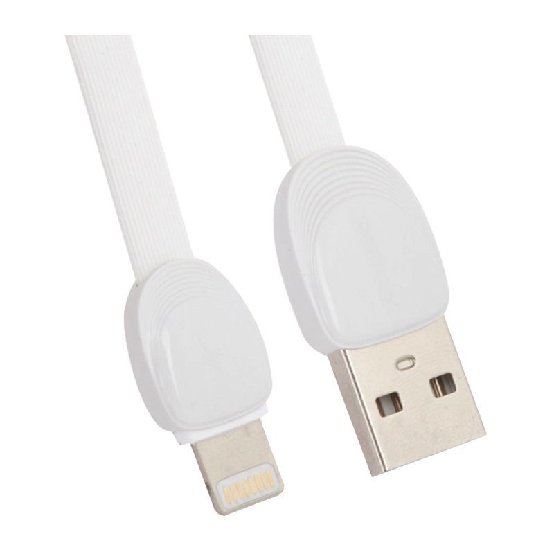 USB кабель REMAX Shell (IPhone 5/6/7/SE) RC-040I Белый, (1M, 2.1A) (35)