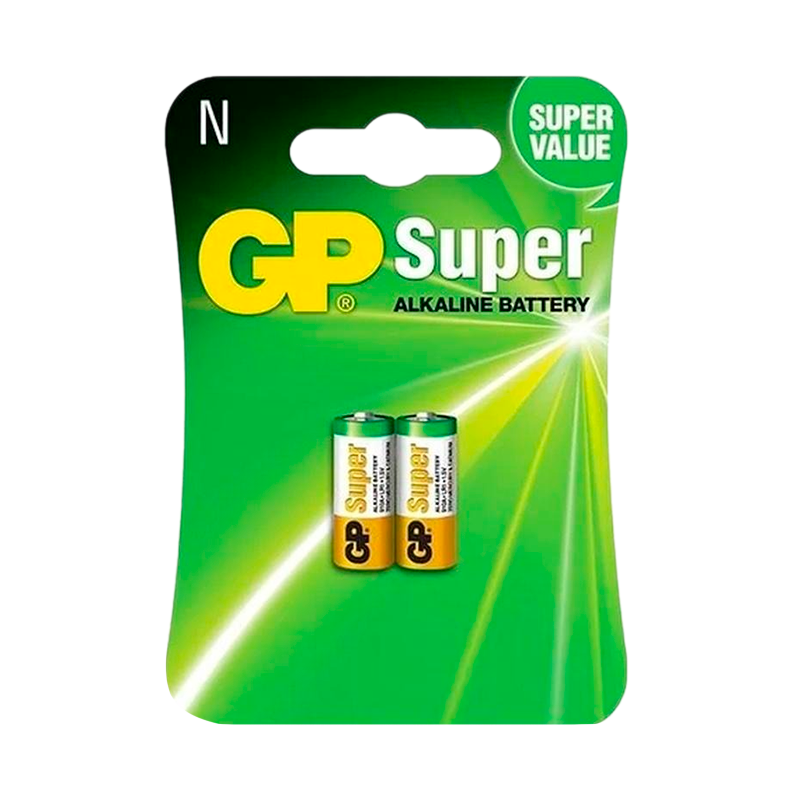 Батарейка GP Super LR1 N BL2 Alkaline 1.5V (2/20/160) R