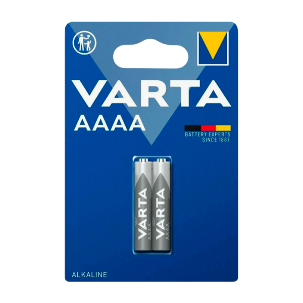 Батарейка Varta AAAA/25A/LR61/LR8D425 BL2 Alkaline 1.5V (04061) (2/20/100)