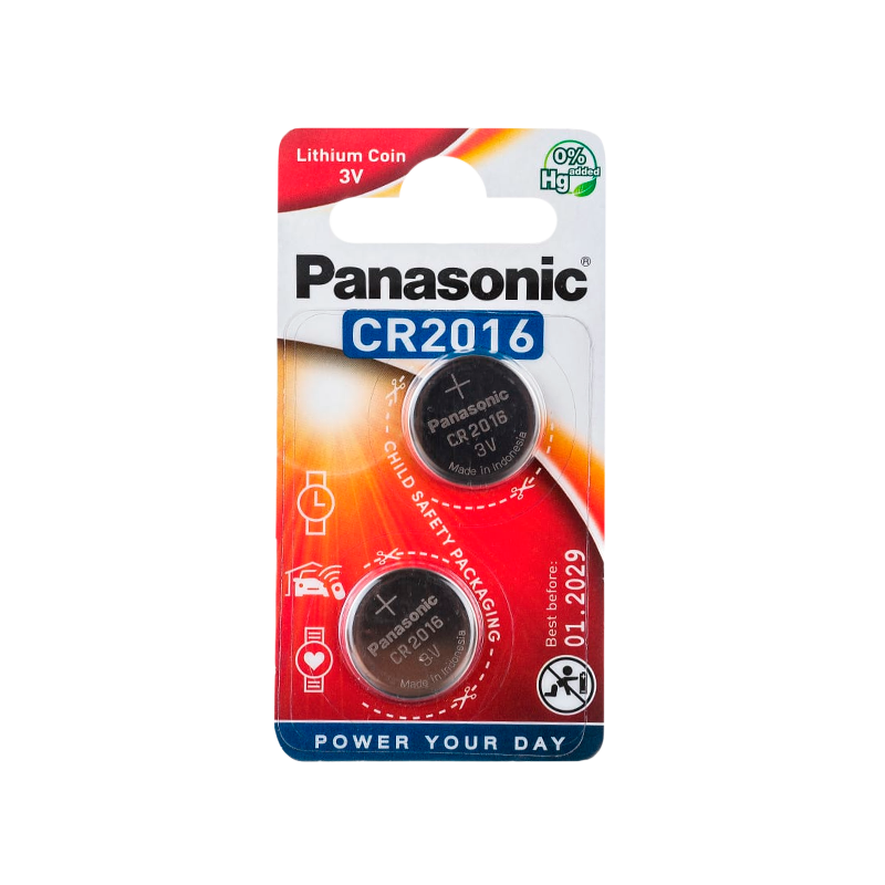 Батарейка Panasonic Power Cells CR2016 BL2 Lithium 3V CN (Китай) (2/10)