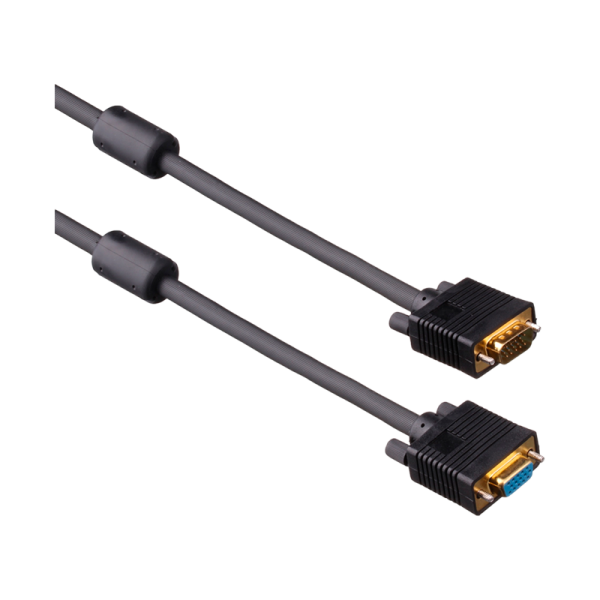 Кабель Exegate EX138951RUS VGA (m)-VGA (f) 1.8м ПВХ стаб.напр. черный (1/10/100)