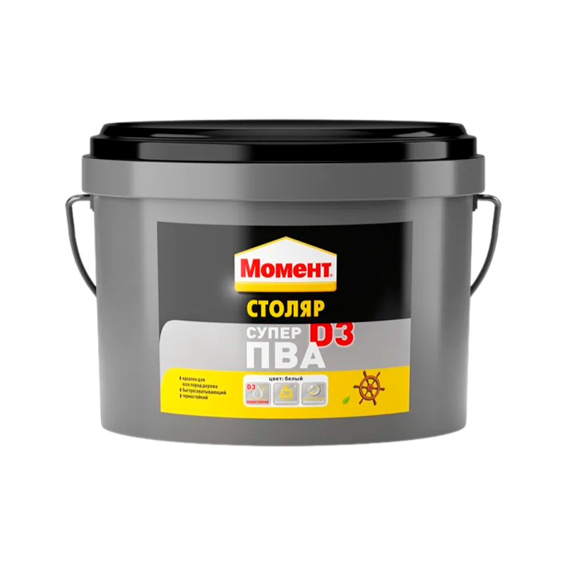Клей Момент СТОЛЯР СУПЕР ПВА 2кг D3 (1/6)
