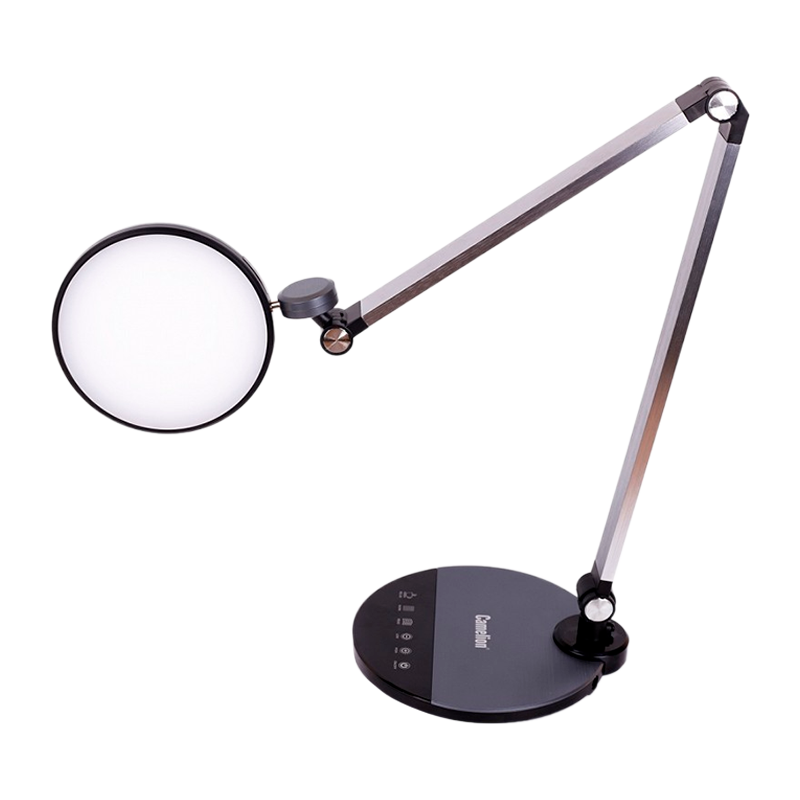 Светильник настольный Camelion KD-865 10W IP20 на основании сенс. черный (1/6)