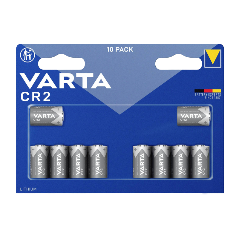 Батарейка Varta ELECTRONICS CR2 BL10 Lithium 3V (6206) (10/100)