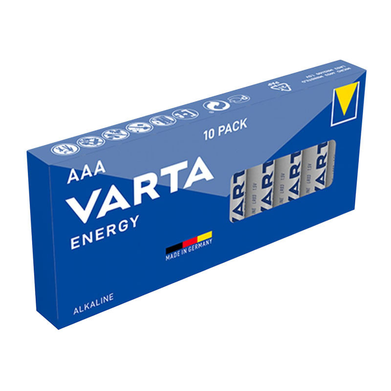 Батарейка Varta ENERGY LR03 AAA BOX10 Alkaline 1.5V (4103) (10/700)