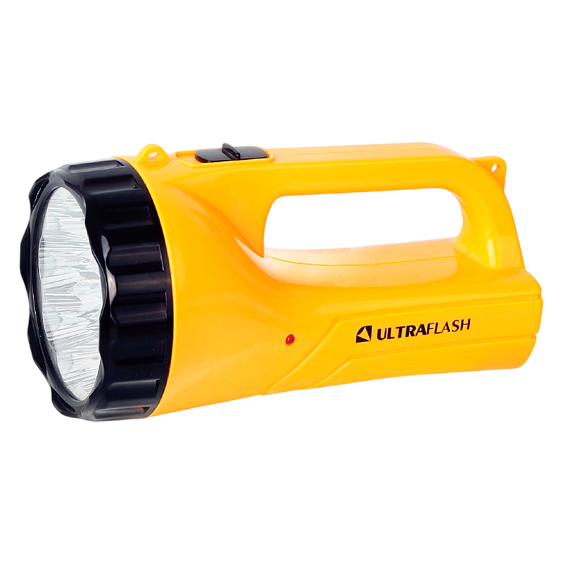 Фонарь туристический Ultraflash LED3816SM 0.9W 9LED от аккумулятора IP22 прямая подзарядка черный же