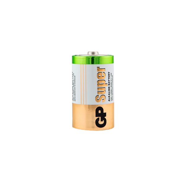 Батарейка GP Super LR20 D Shrink 2 Alkaline 1.5V (2/20/120)