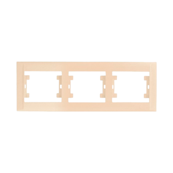 Рамка Makel Defne 3пост. кремовый 42010703 (1/20)