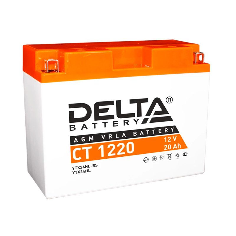 Аккумулятор для мототехники Delta CT 1220 (1/4)