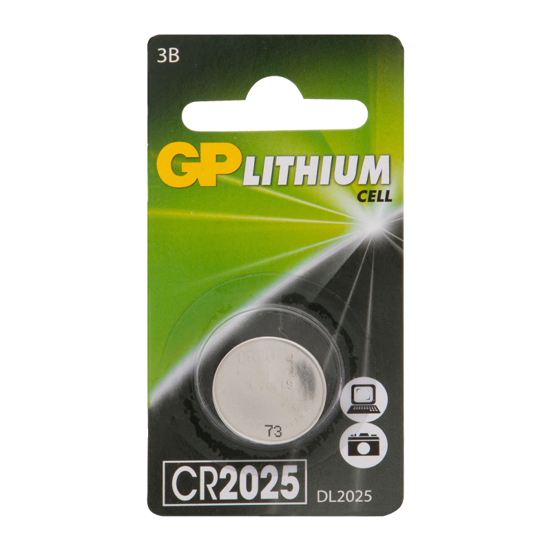 Батарейка GP CR2025 BL1 Lithium 3V (1/10/600)
