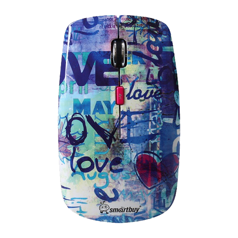 Мышь беспроводная Smartbuy 327AG классическая USB Love (1/40)