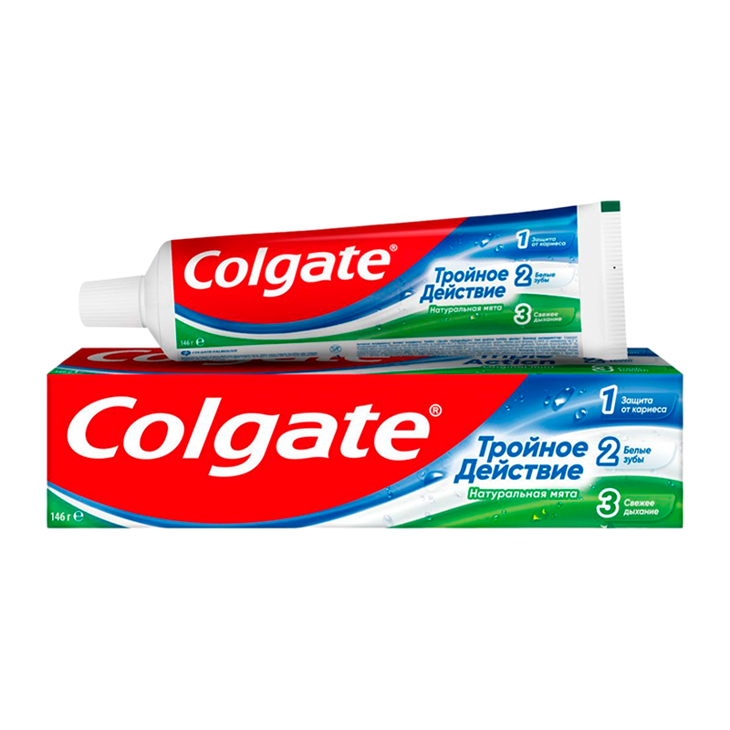 Зубная паста COLGATE Тройное Действие 100мл (1/48)