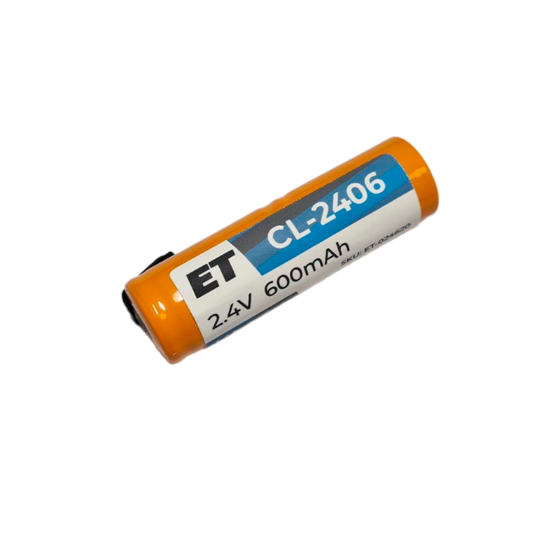 Аккумулятор ET 2H-1/2AA600-TP 2.4В, 600mAh с&nbsp;&nbsp;пинами