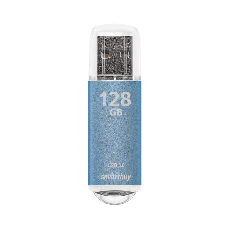 Флеш-накопитель Smartbuy V-Cut 128GB USB3.1 пластик синий