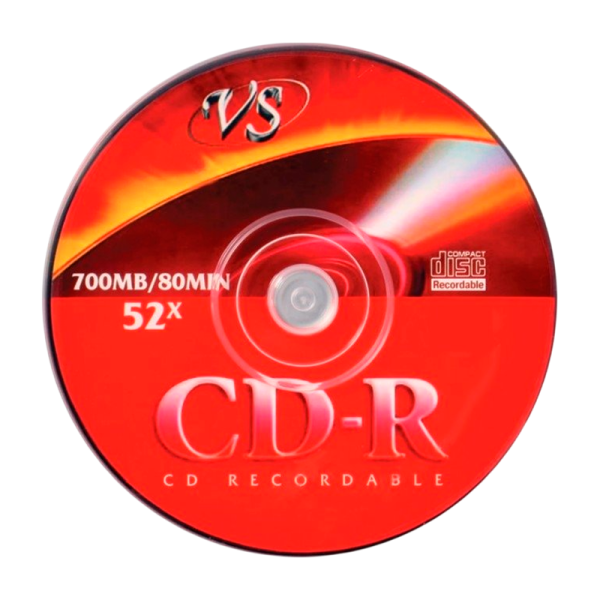 Диск CD-R VS 700MB 52x 50шт. cake box (50/250)