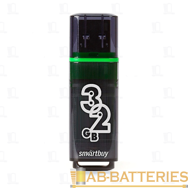 Флеш-накопитель Smartbuy Glossy 32GB USB3.0 пластик серый