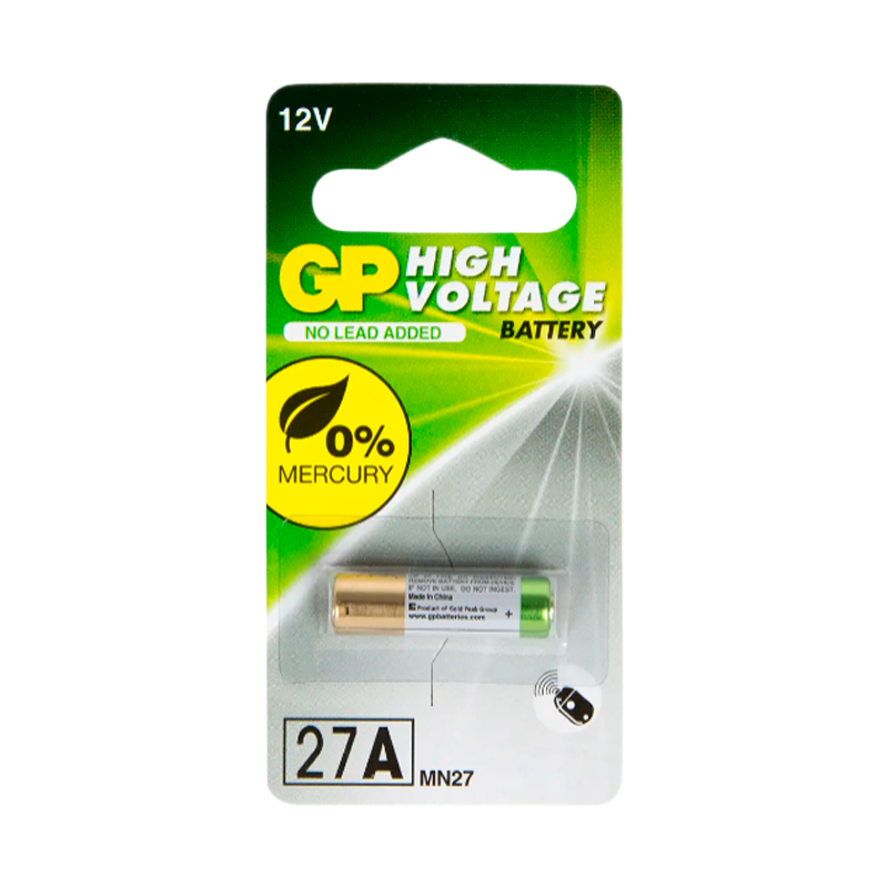 Батарейка GP LR27/A27/MN27 BL1 Alkaline 12V (1/10/600) R