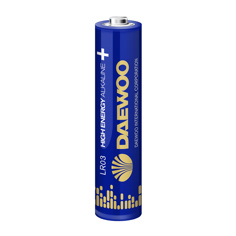 Батарейка Daewoo HIGH ENERGY LR03 AAA BL4 Alkaline 1.5V (4/40/960)
