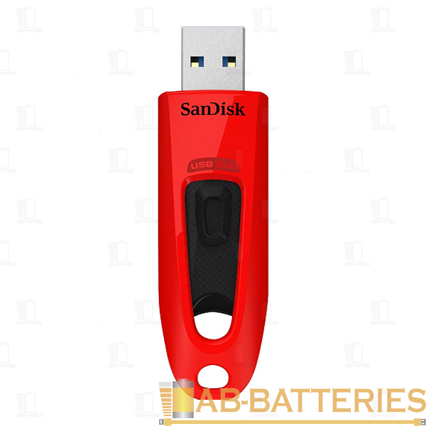 Флеш-накопитель SanDisk ULTRA CZ48 64GB USB3.0 пластик красный