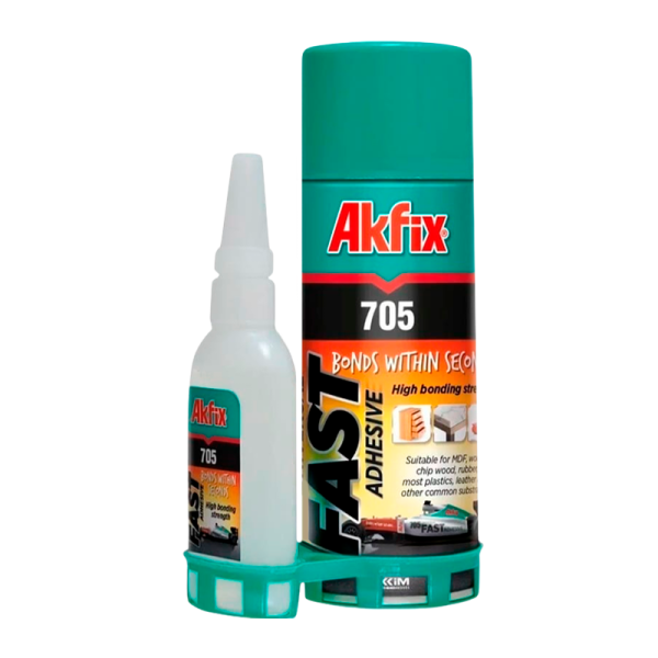 Клей Akfix 50г двухкомпонентный с активатором