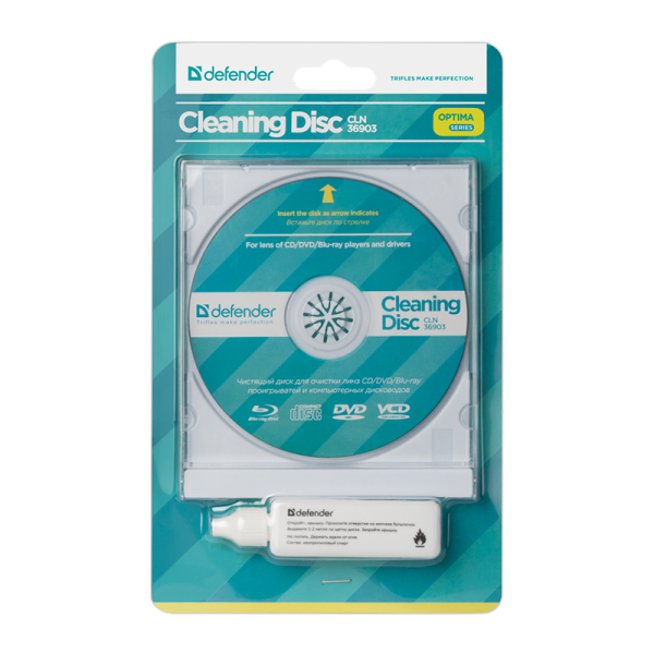 Набор чистящих средств Defender CLN36903 Optima 20мл для дисков (1/25/100)