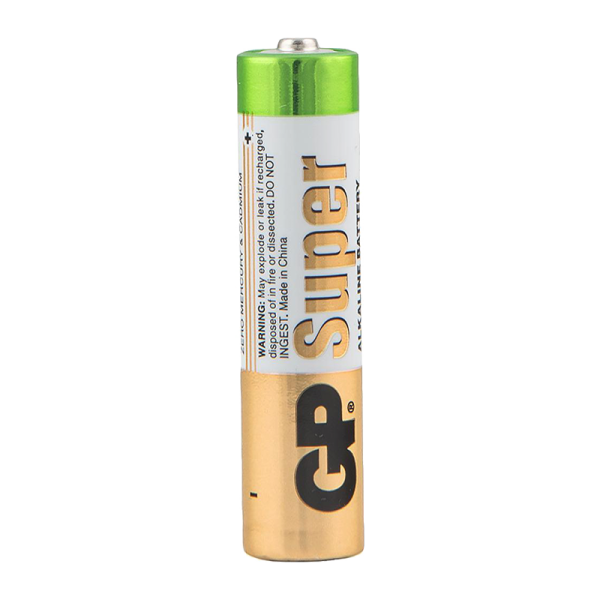 Батарейка GP Super LR03 AAA BL5 Alkaline 1.5V отрывные (5/60/600)
