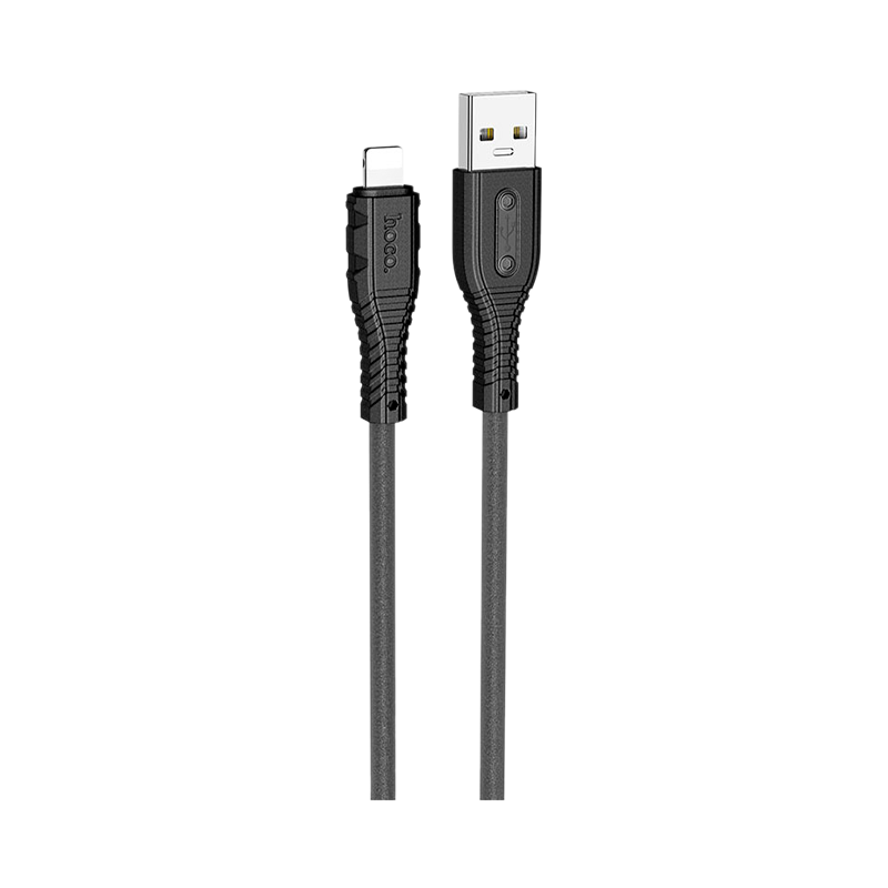 Кабель HOCO X67 Lightning (m)-Type-C (m) 1.0м 3.0A 20W силикон черный (1/31/310)