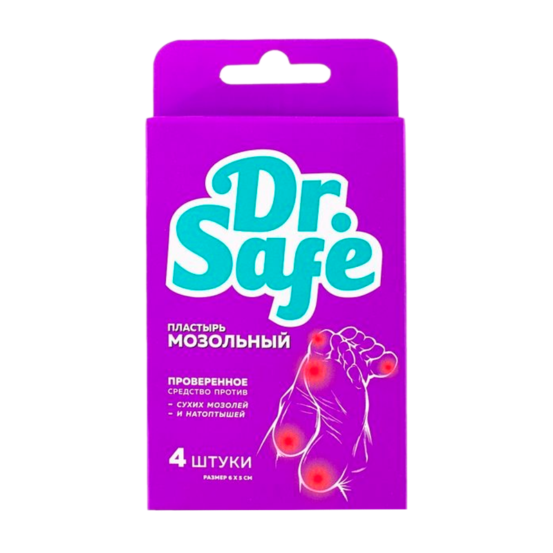 Dr.Safe Пластырь мозольный №4