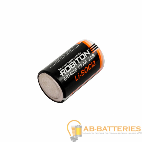 Батарейка ROBITON ER14250-SR2 1/2AA SR2, в упак 20 шт (2/20/500/1000)