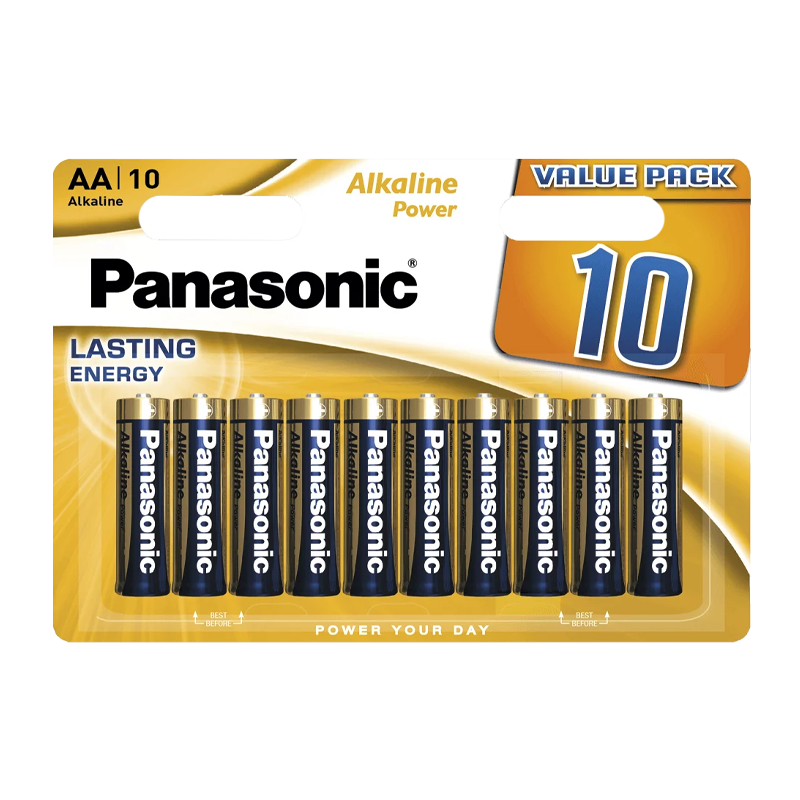 Батарейка Panasonic Alkaline power LR6 AA BL10 1.5V PR (10/120)