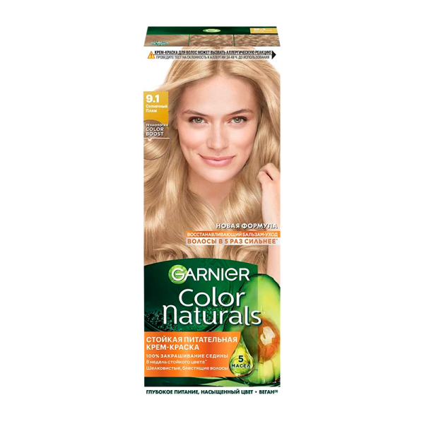 Краска для волос GARNIER Color Naturals 110мл 9.1 Солнечный пляж (1/12)