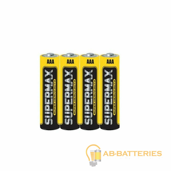 Батарейка Supermax Super R03 AAA Shrink 2 Heavy Duty 1.5V (2/60/600)