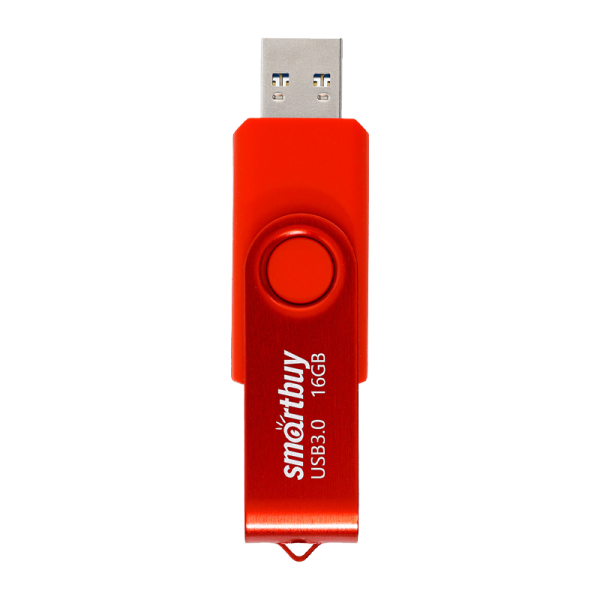Флеш-накопитель Smartbuy Twist 16GB USB3.0 пластик красный