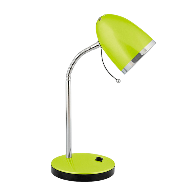 Светильник настольный Camelion KD-308 40W 230V E27 на основании зеленый (1/12)