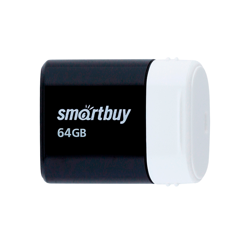 Флеш-накопитель Smartbuy Lara 64GB USB2.0 пластик черный