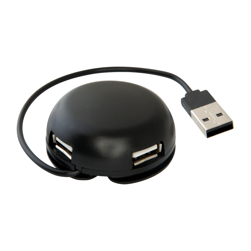 USB-Хаб Defender Quadro Light 4USB черный (1/100)