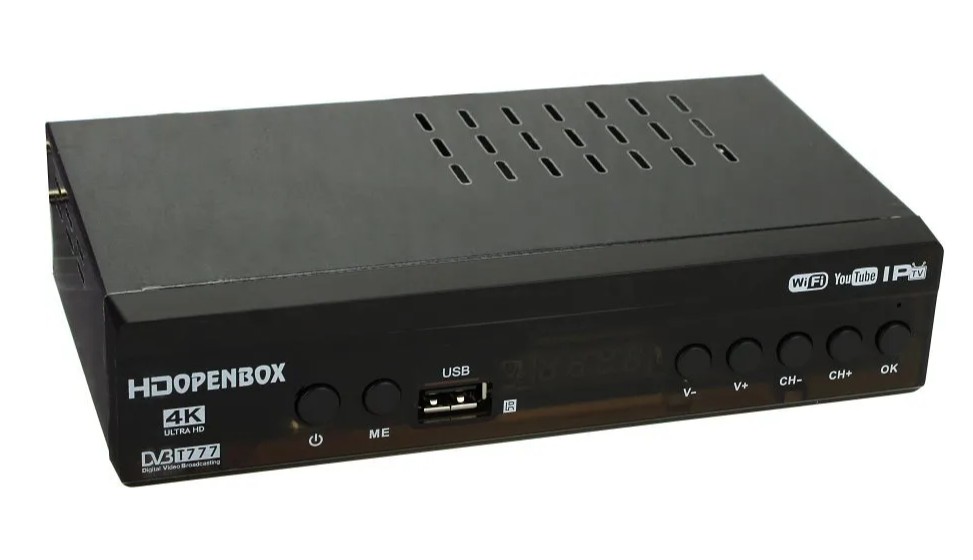 Приставка для цифрового ТВ Openbox Super T777 PRO DVB-T/T2 металл черный (1/60)